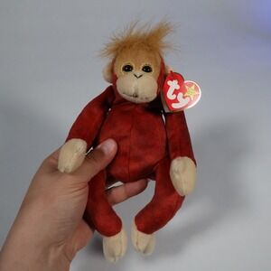 Ty Beanie Baby Schweetheart th Orangutan Red Monkey 1999 Vintage Plush with Tags